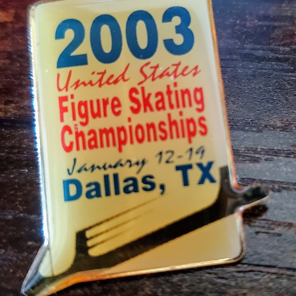 2003 Figure Skating Championships Pin